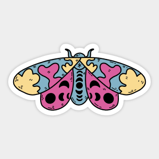 pan moth Sticker